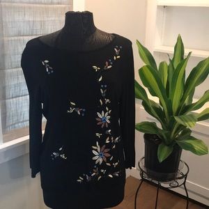 Lucia Burns Sequin 3/4 sleeve XL